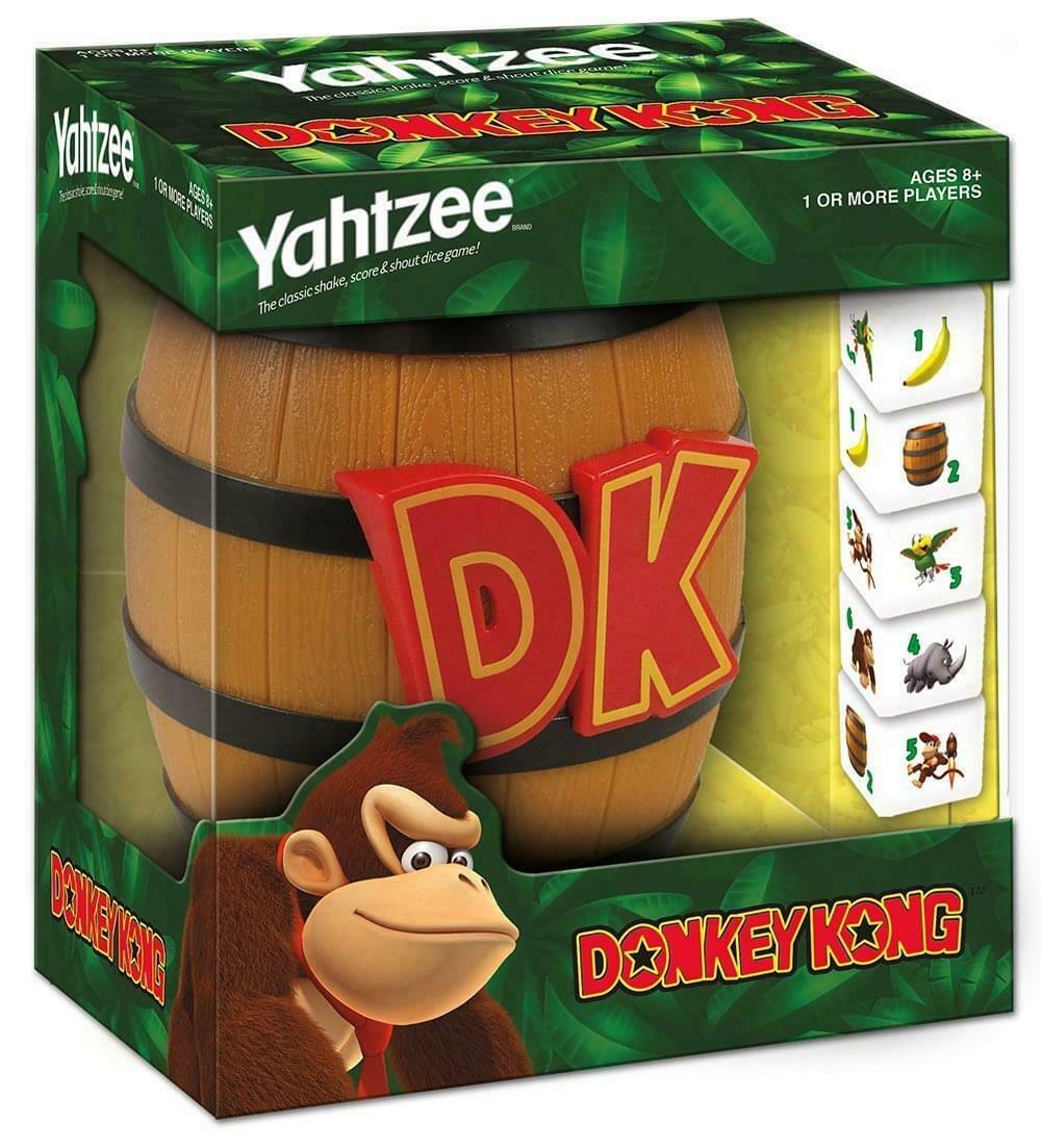 Donkey Kong Yahtzee Barrel Collectors Edition